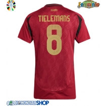 Maglie da calcio Belgio Youri Tielemans #8 Prima Maglia Femminile Europei 2024 Manica Corta